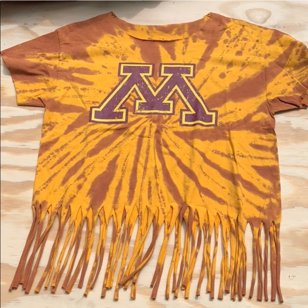 Tie Dye university of Minnesota top